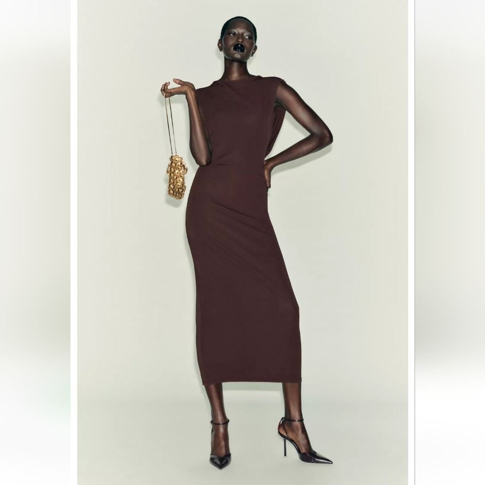 Zara Chain Open Back Dress